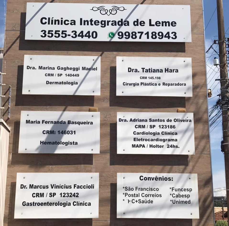 Placas clinica 9809809
